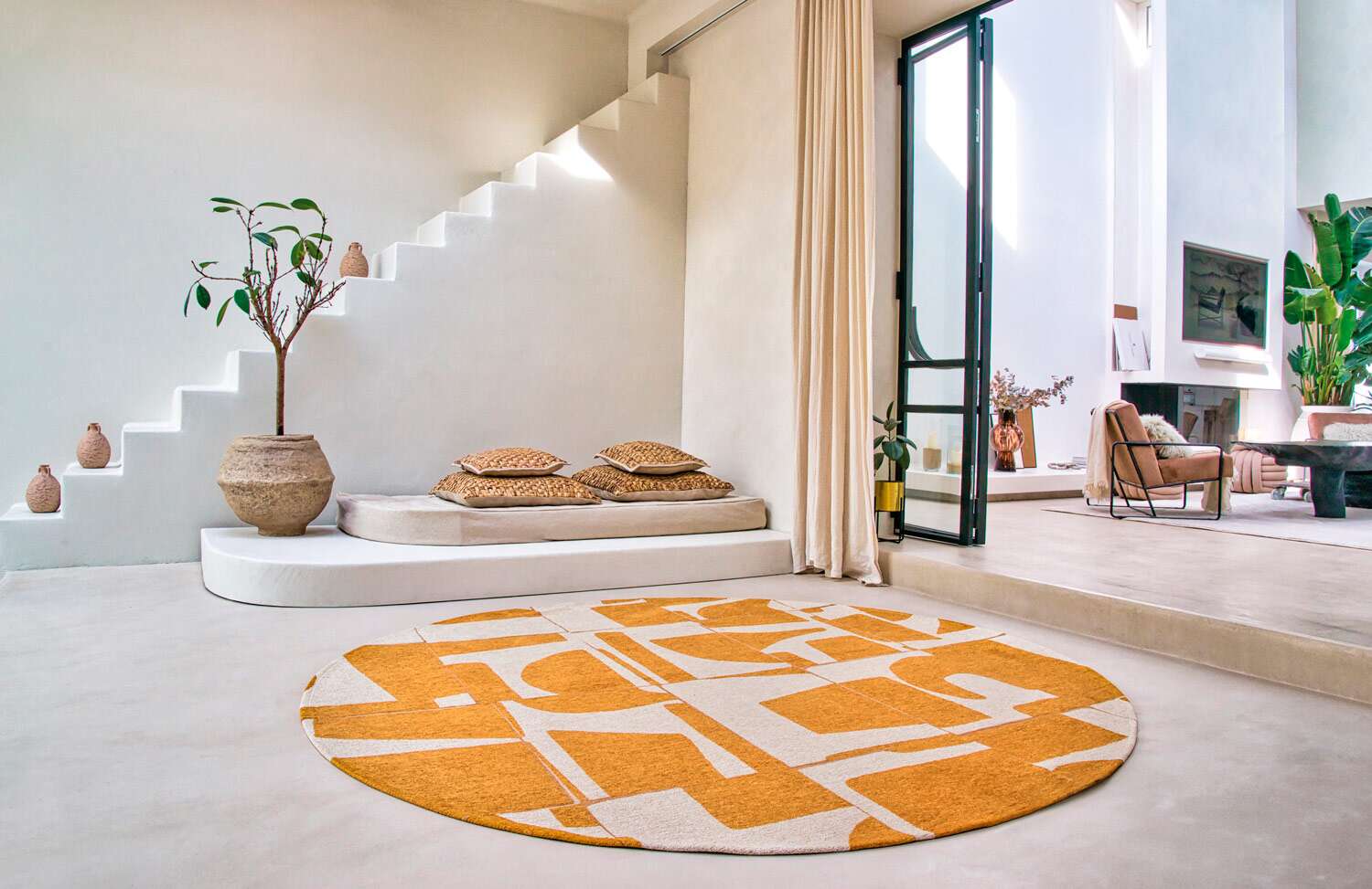 Craft Papercut 9367 rund Curry gulvteppe