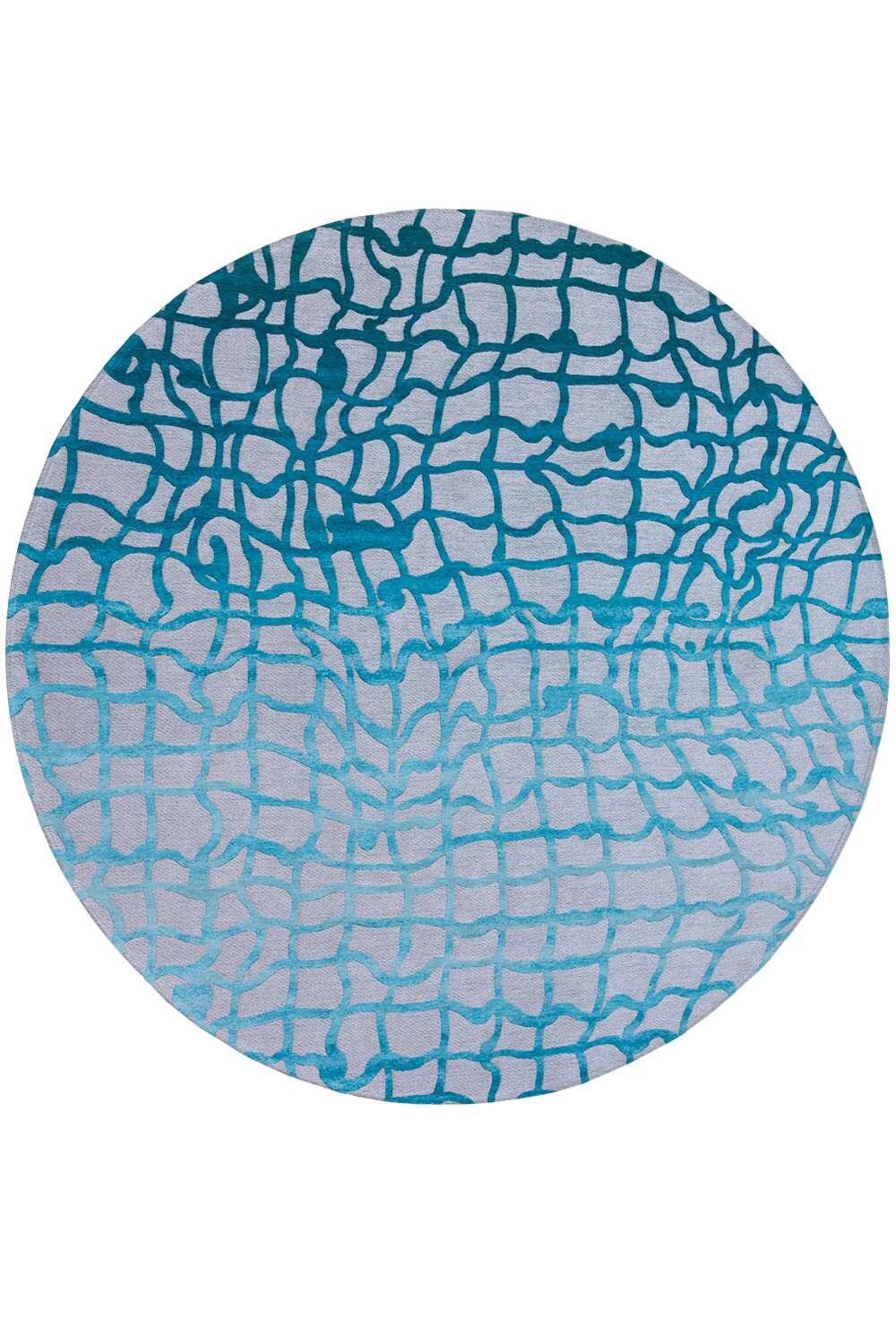 Mad Men 9203 rund Blue Marine gulvteppe
