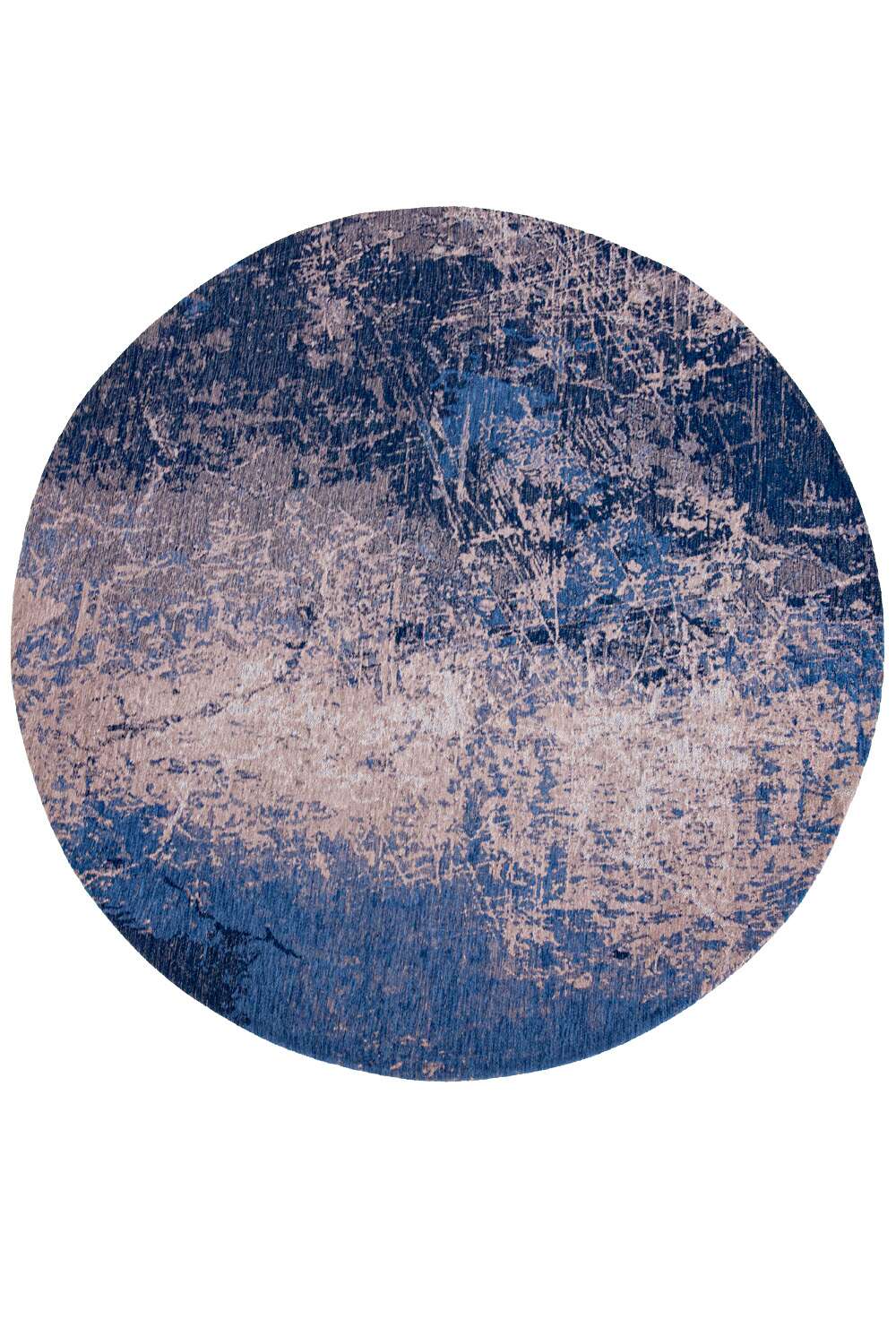 Mad Men 8629 rund Abyss Blue gulvteppe