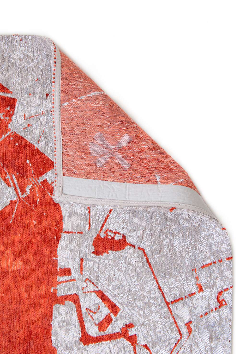 Cities Amsterdam 9323 Orange Cut gulvteppe