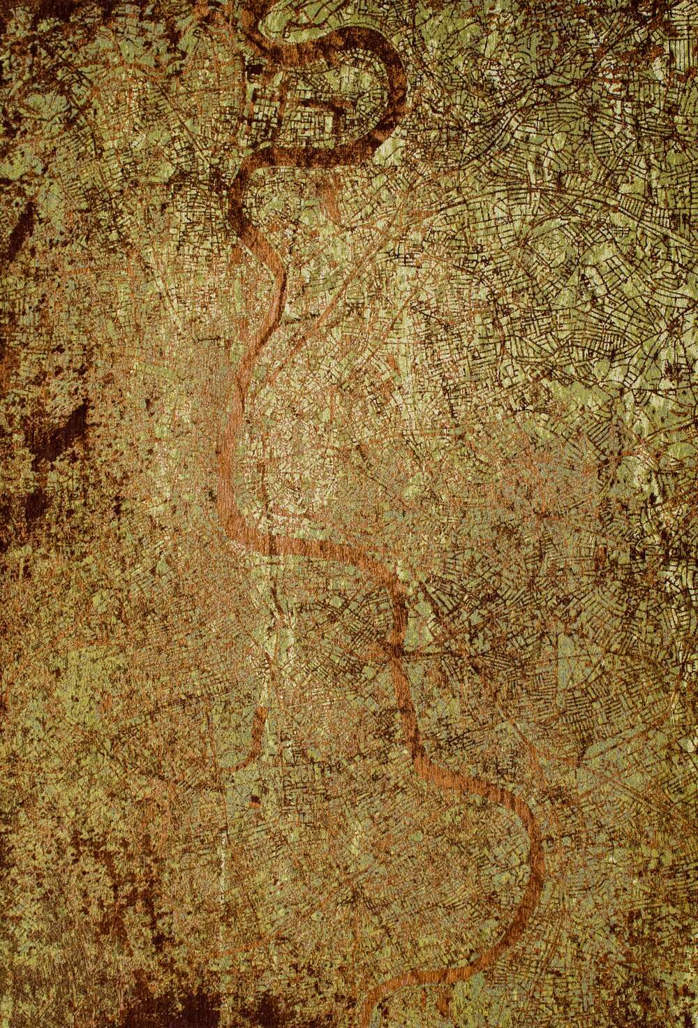 Cities London 9320 Green Meadows gulvteppe