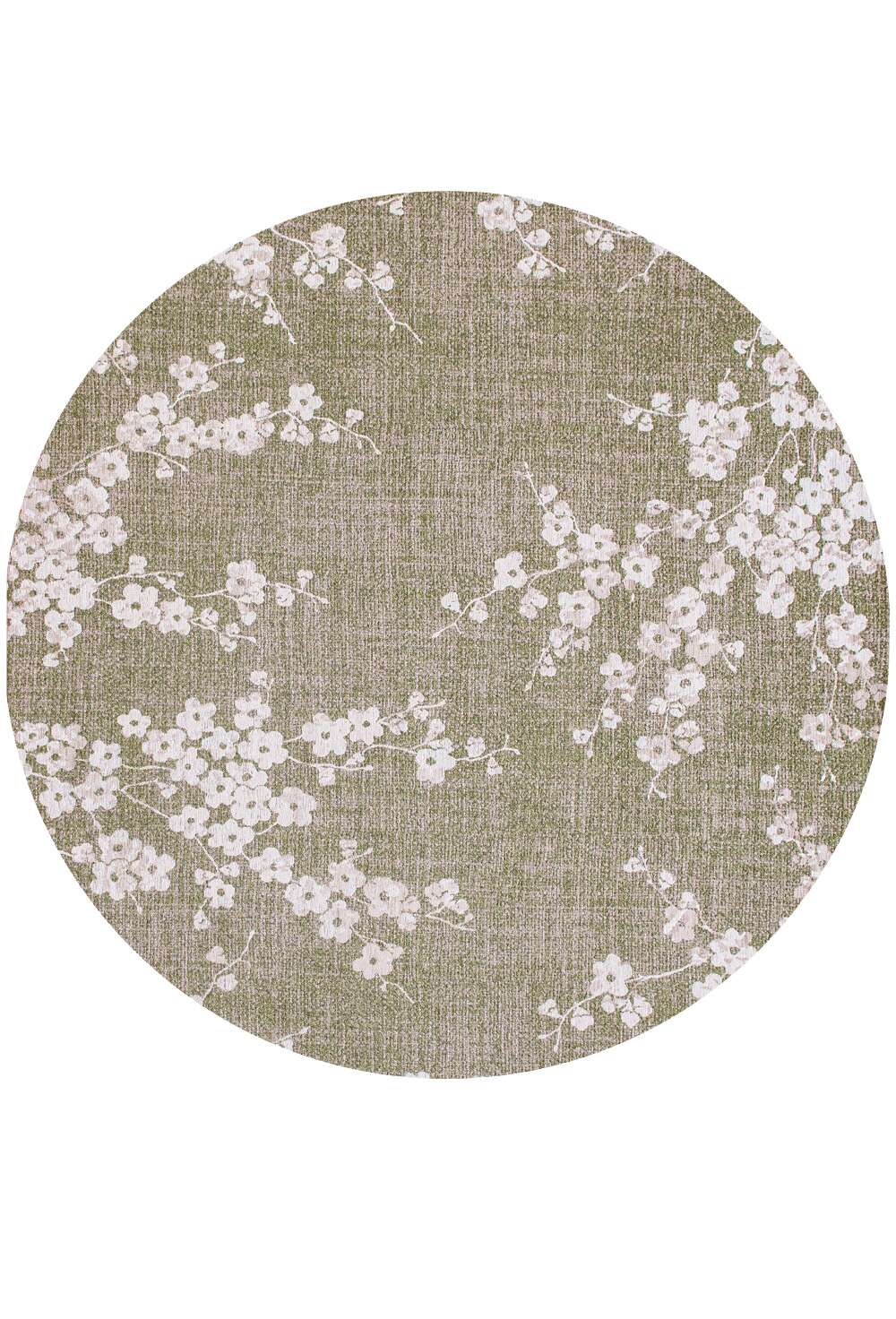 Sakura 9372 rund Wet Garden gulvteppe