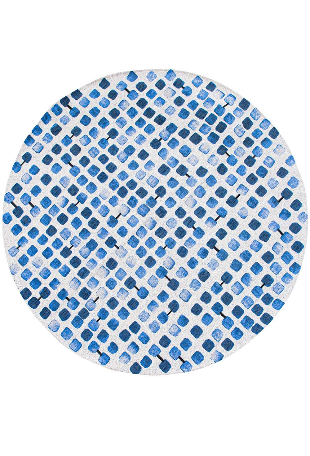 Craft Cobblestone 9348 rund Amparo Blues gulvteppe