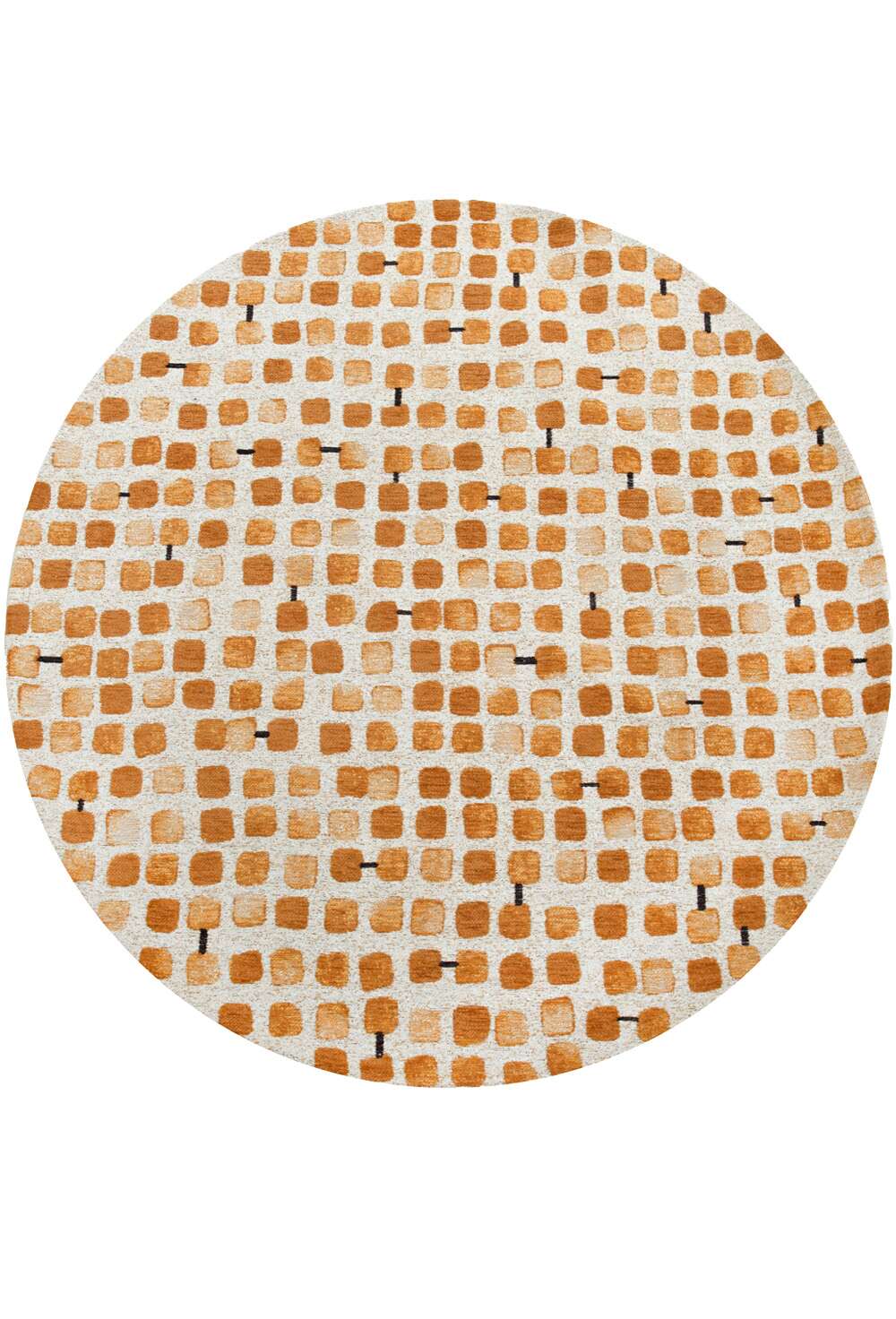 Craft Cobblestone 9346 rund Peach Party gulvteppe