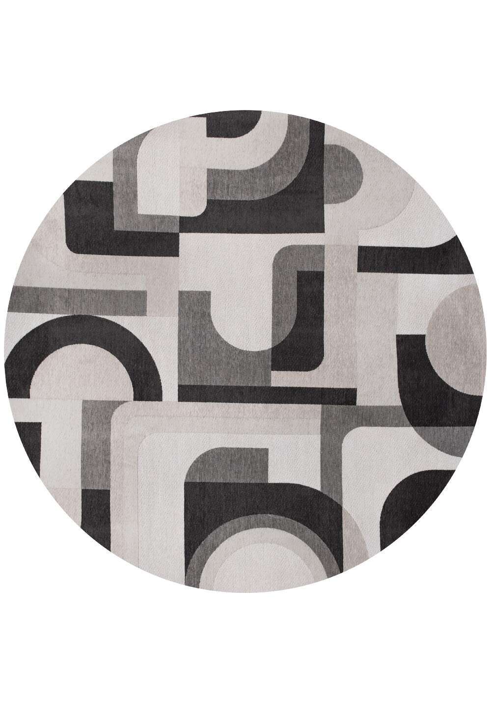 Nuance 9206 rund Saxon Beige gulvteppe