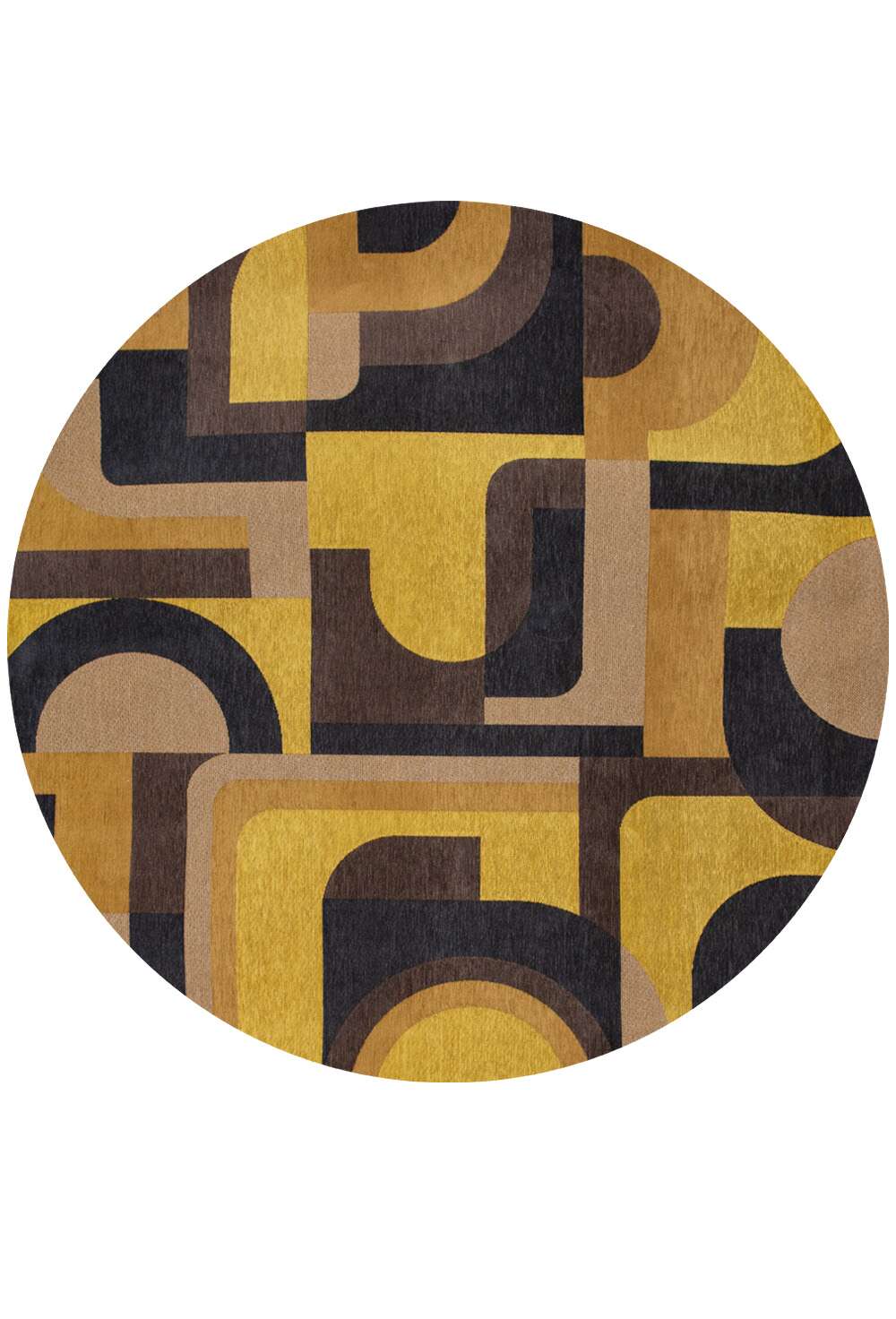 Nuance 9210 rund Yellow Meyer gulvteppe