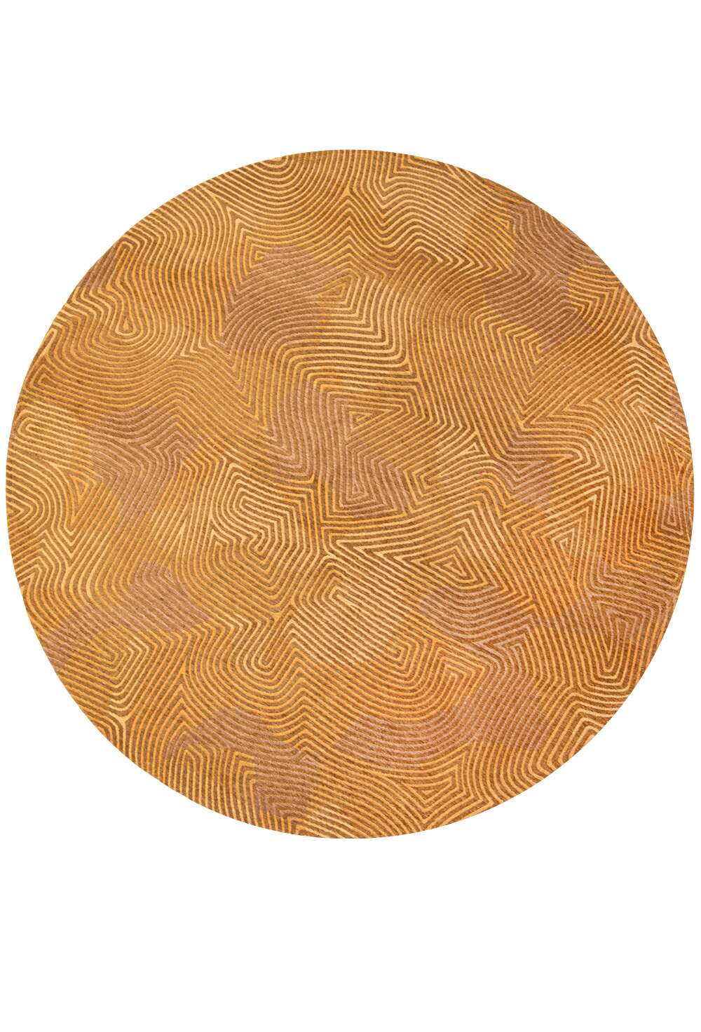 Coral 9226 rund Jelly Gold gulvteppe