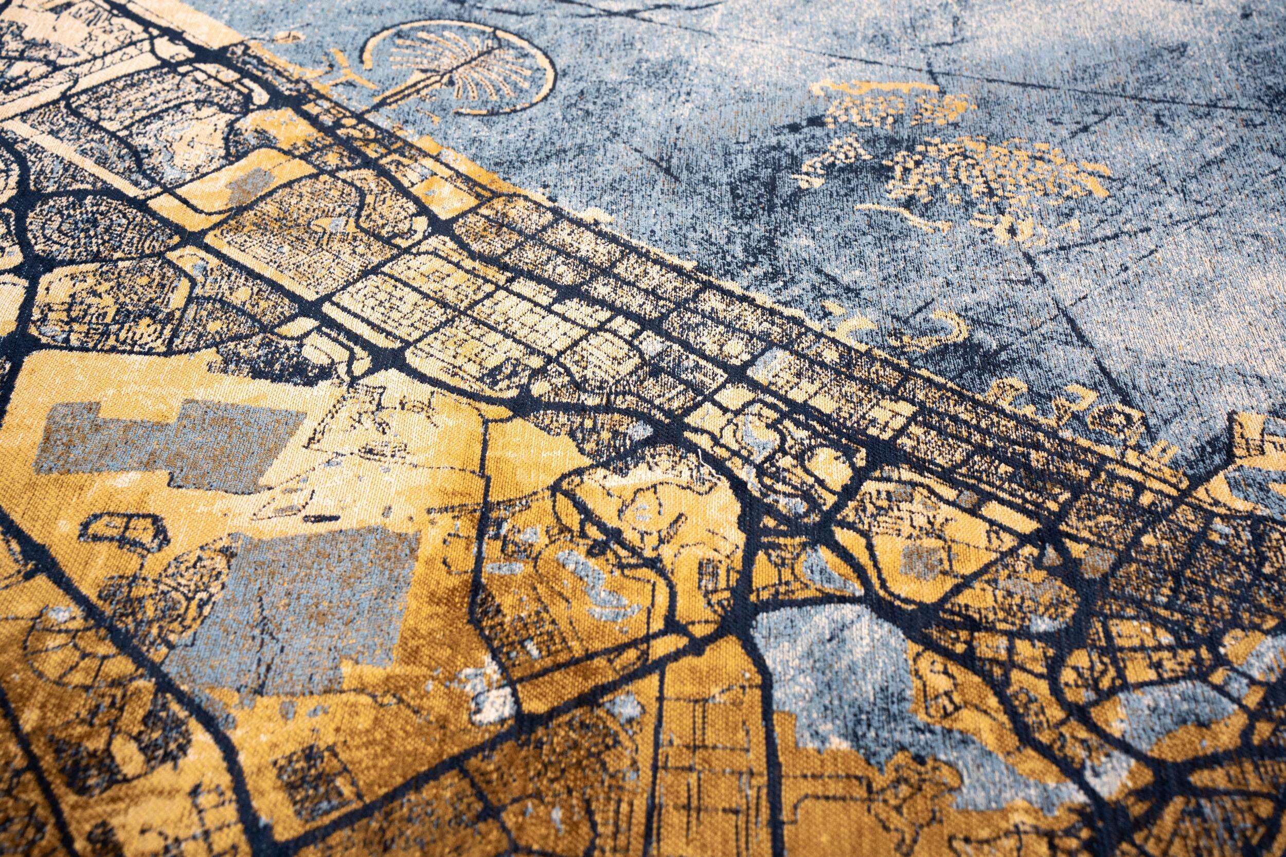 Cities Dubai 9698 Gold Sea gulvteppe