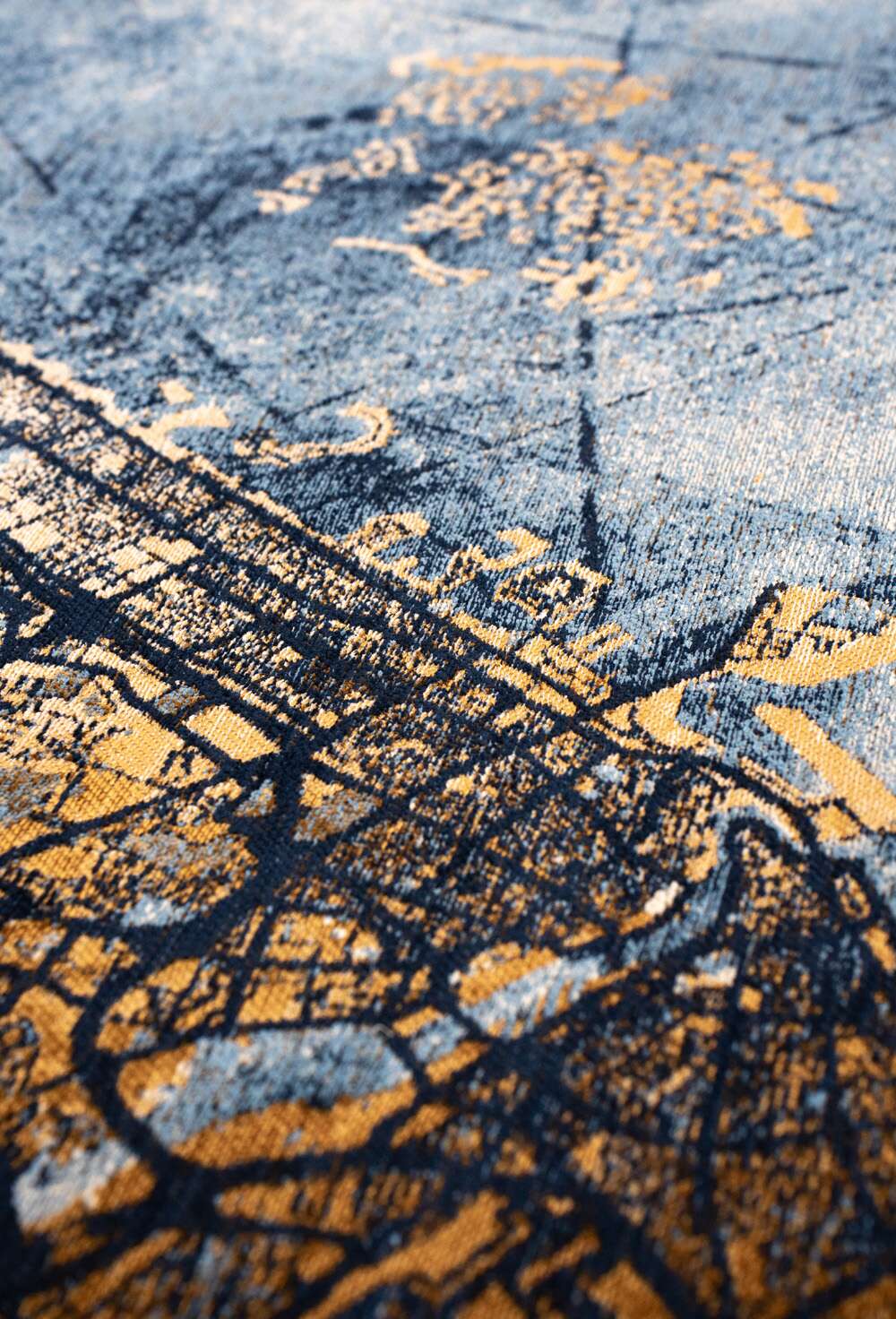 Cities Dubai 9698 Gold Sea gulvteppe