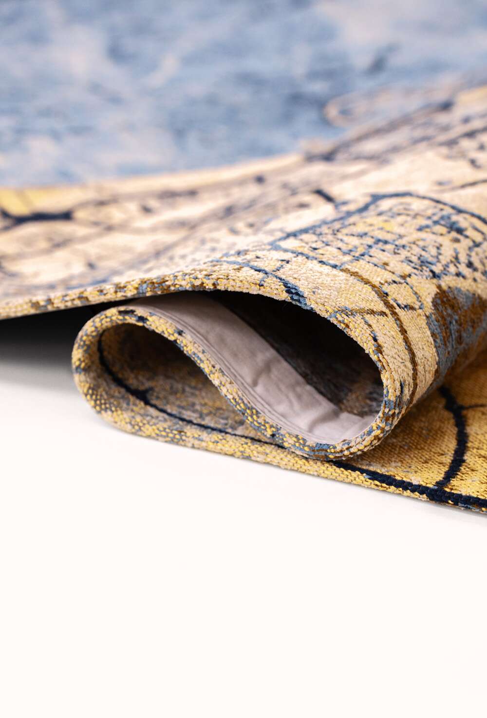 Cities Dubai 9698 Gold Sea gulvteppe